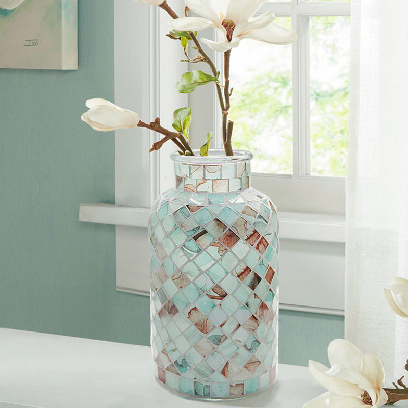 mosaic vase