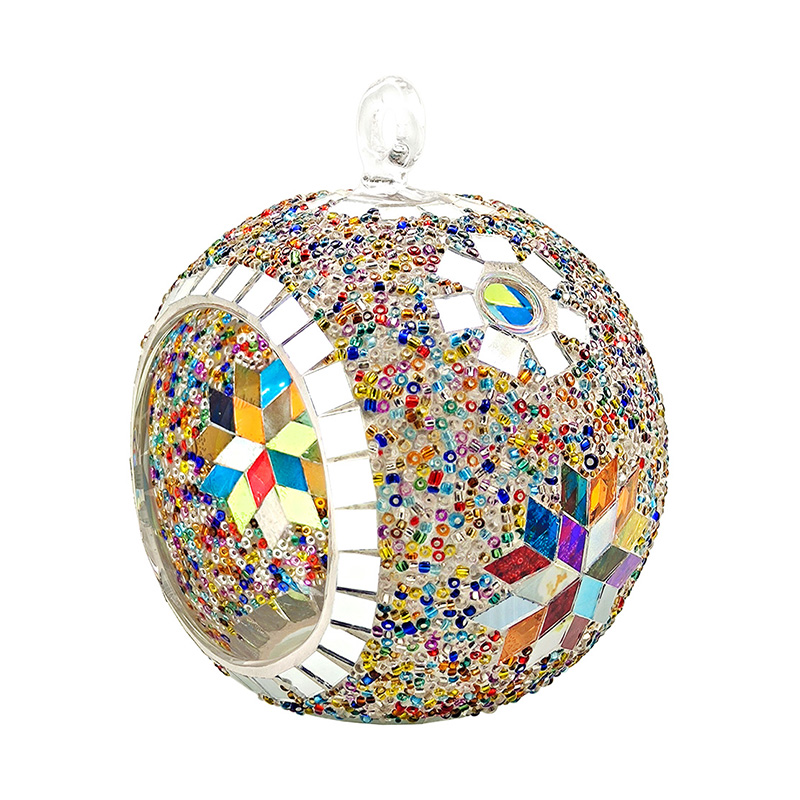 mosaic glass hanging ball